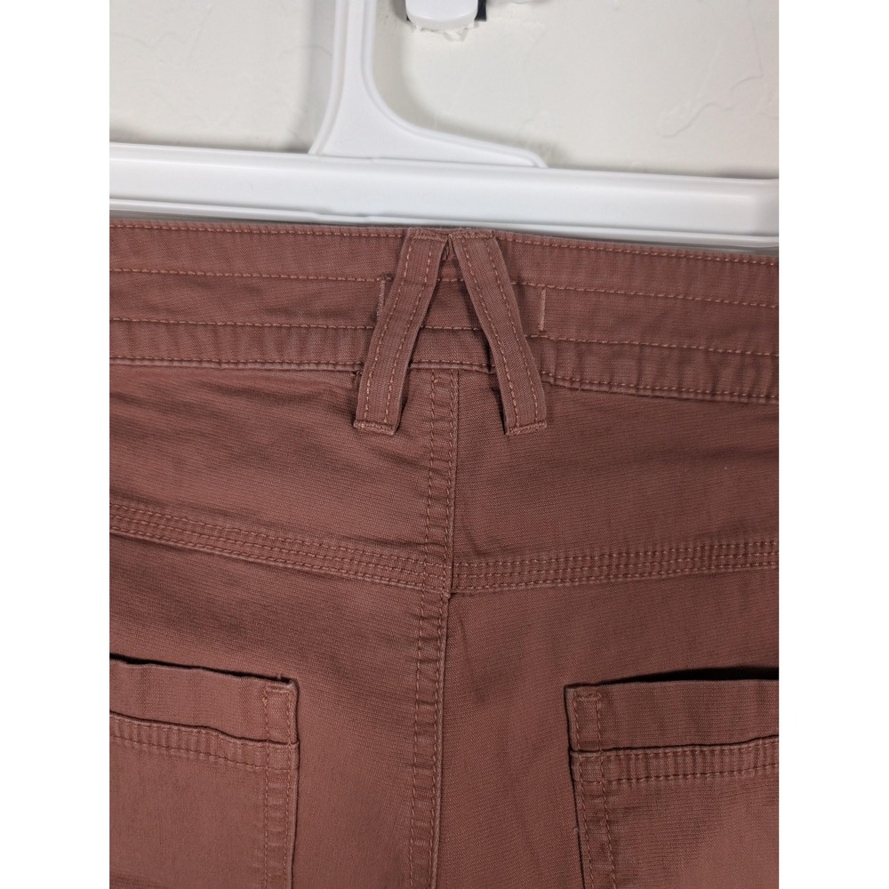 prAna Shorts‎ Womens 8/29 Brown Outdoor Hiking Utility Pockets Casual Zip Fly - Picture 6 of 11